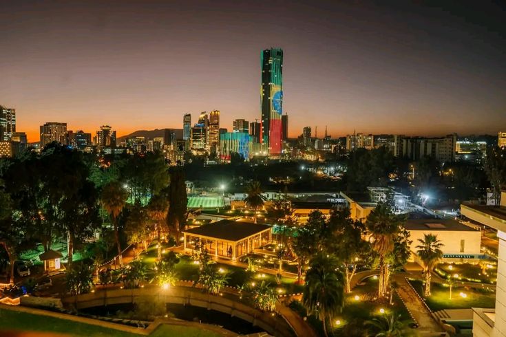 Addis Ababa city skyline, Ethiopia